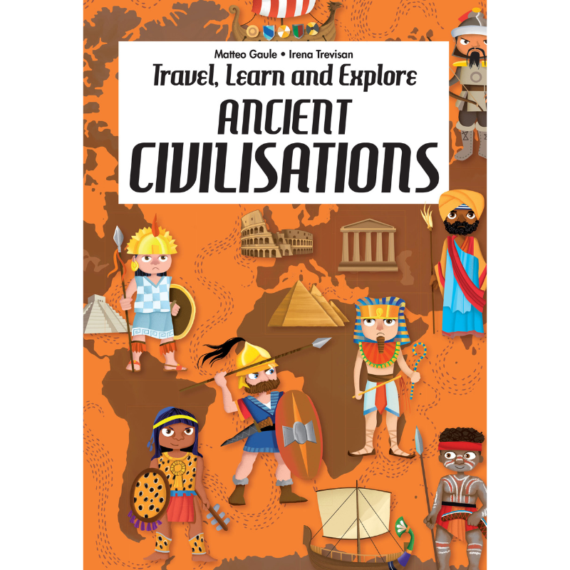 Sassi Travel, Learn and Explore - Puzzle and Book Set - World of Ancient Civilisations, 200 pcs image 3
