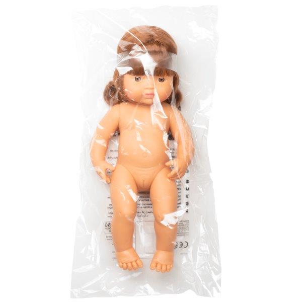 Miniland Doll - Anatomically Correct Naked Red-Haired Girl, Red Hair image 2