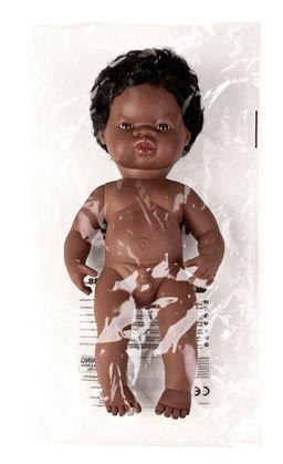Miniland Doll - Anatomically Correct Naked African Boy, 38 cm image 4