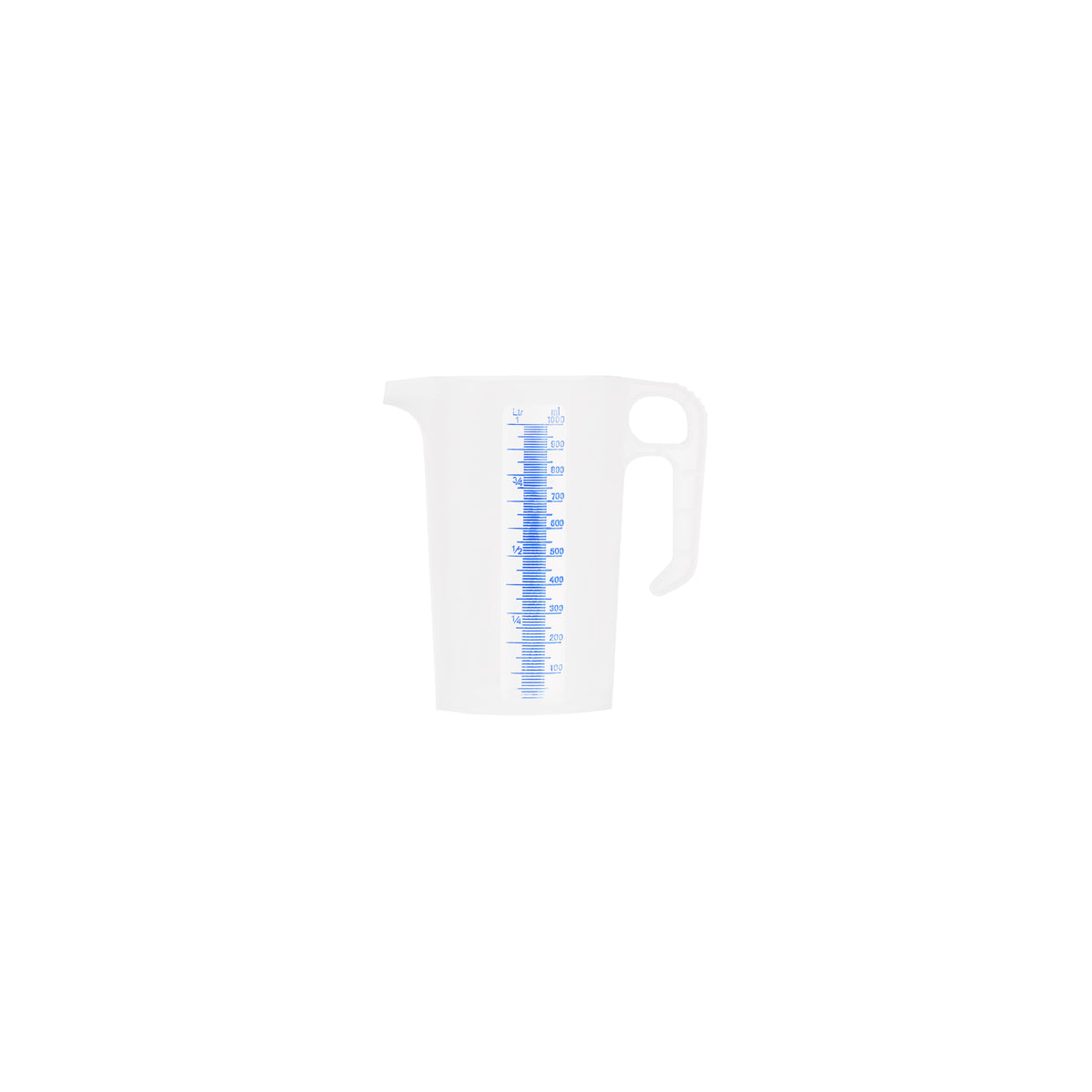 Chef Inox Measuring Jug with Blue Graduating 1000ml
