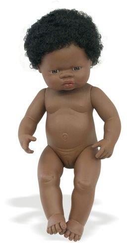 Miniland Doll - Anatomically Correct Naked African Girl, 38 cm image 2