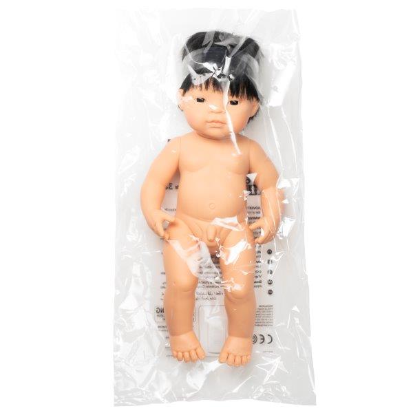 Miniland Doll - Anatomically Correct Naked Asian Boy, 38 cm image 2