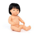 Miniland Doll - Anatomically Correct Naked Asian Boy, 38 cm