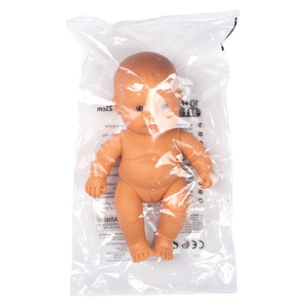 Miniland Doll - Anatomically Correct Naked Baby Caucasian Girl, 21 cm image 2
