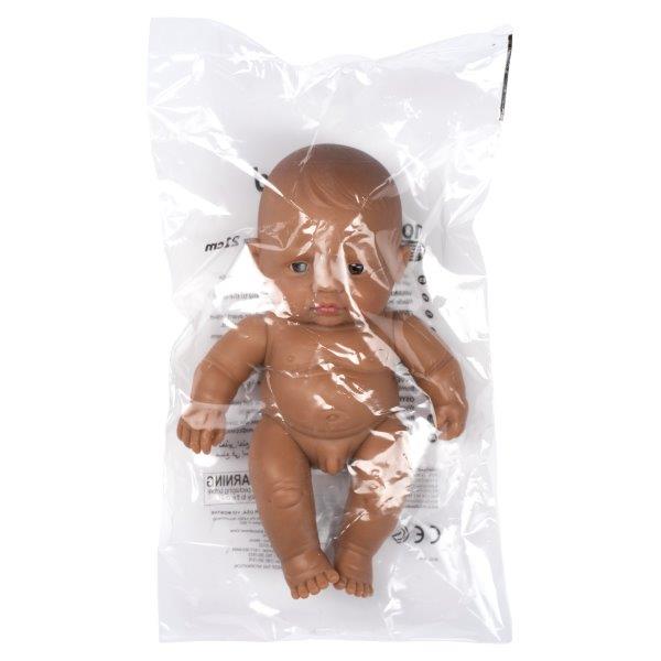 Miniland Doll - Anatomically Correct Naked Baby Hispanic Boy, 21 cm image 2