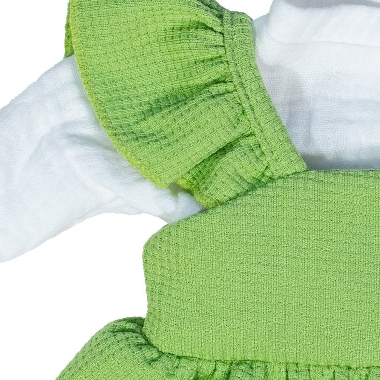 Miniland Doll Clothing - Blouse and Smock, green, 38 cm image 2