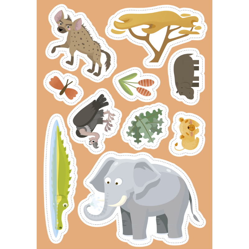 Sassi Stickers and Activities Book - The Savannah image 3