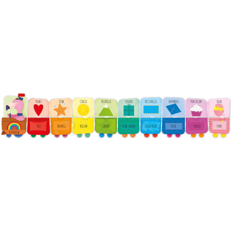 Sassi My First Shapes and Colours STEAM Puzzle & Book Set, 1 metre image 3