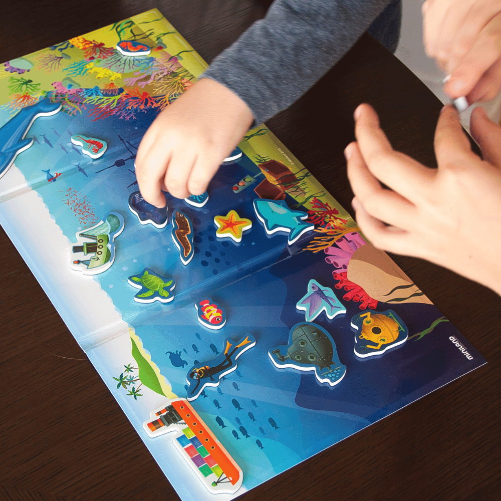 Miniland On The Go Discover Sea Mystery Magnetic Game image 2