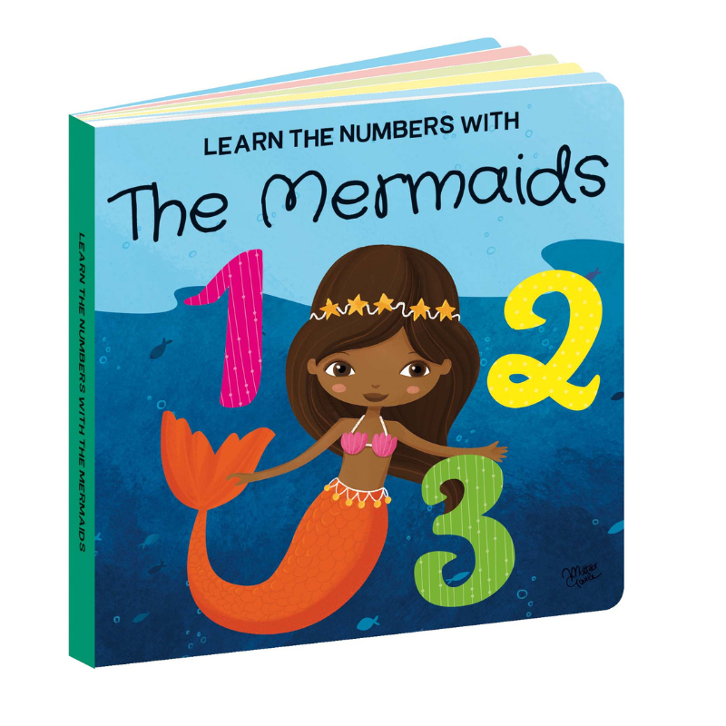 Sassi 3D Puzzle and Book Set - Learn Numbers Mermaids, 40 pcs image 3