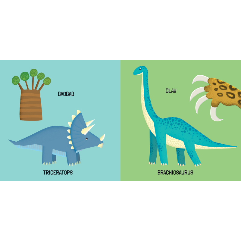 Sassi 3D Puzzle and Book Set - Learn Words Dinosaurs, 40 pcs image 3