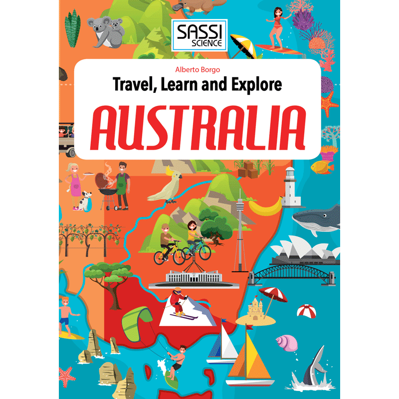 Sassi Travel, Learn and Explore - Puzzle and Book Set - Australia, 210 pcs image 3