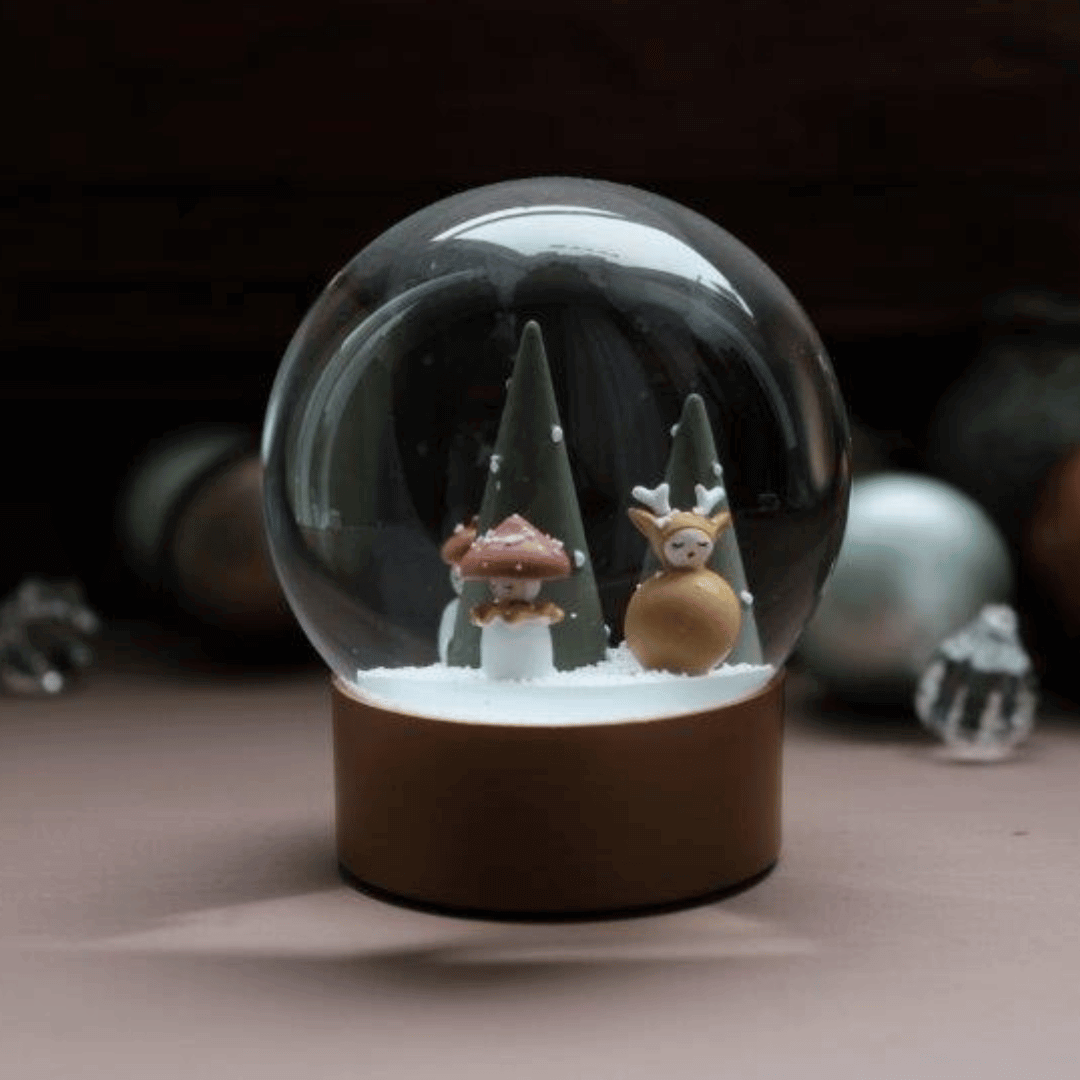 Fabelab Christmas - Snow Globe - Woodland Deer, 11.5 cm image 2