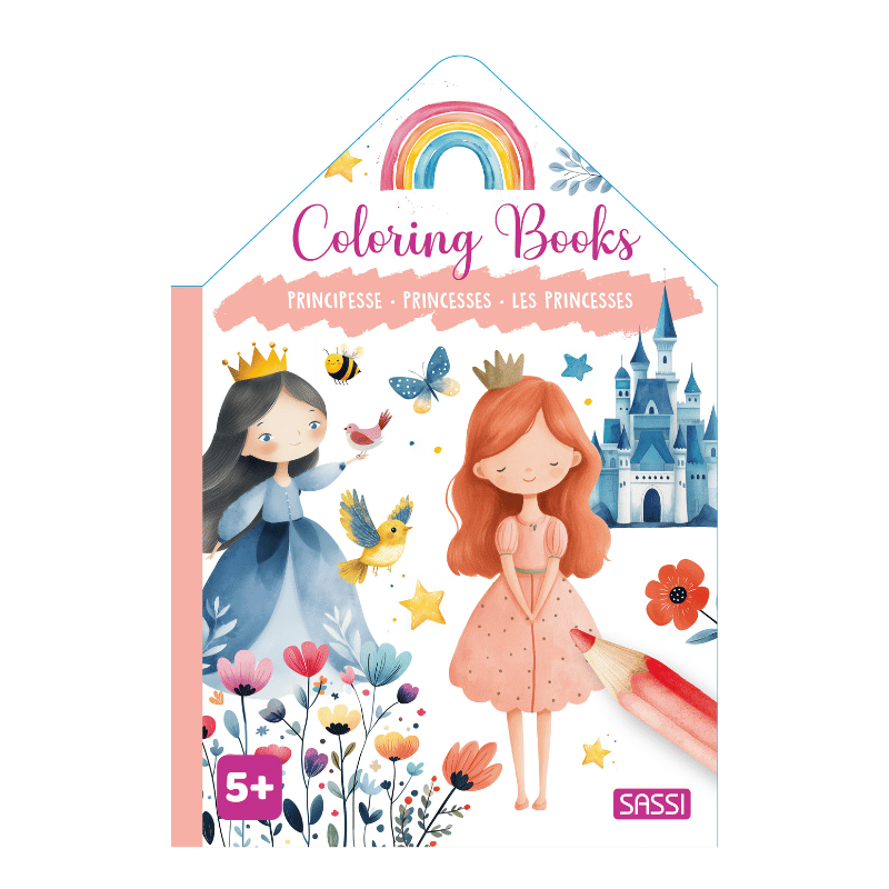 Sassi Colouring Book House - Princesses