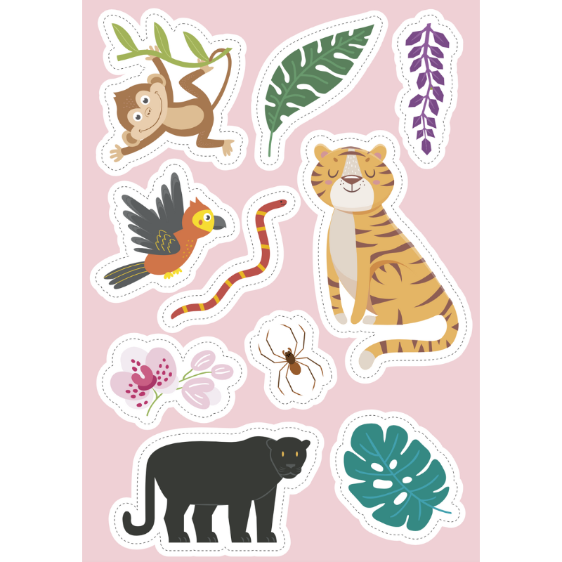 Sassi Stickers and Activities Book - The Jungle image 3