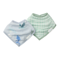 LouLou Lollipop Bandana Bib Set - 2 Pack - Magical Dragons
