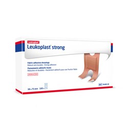 Leukoplast Strong Fabric Knuckle Dressings Large 3.8 x 7.5cm (100)