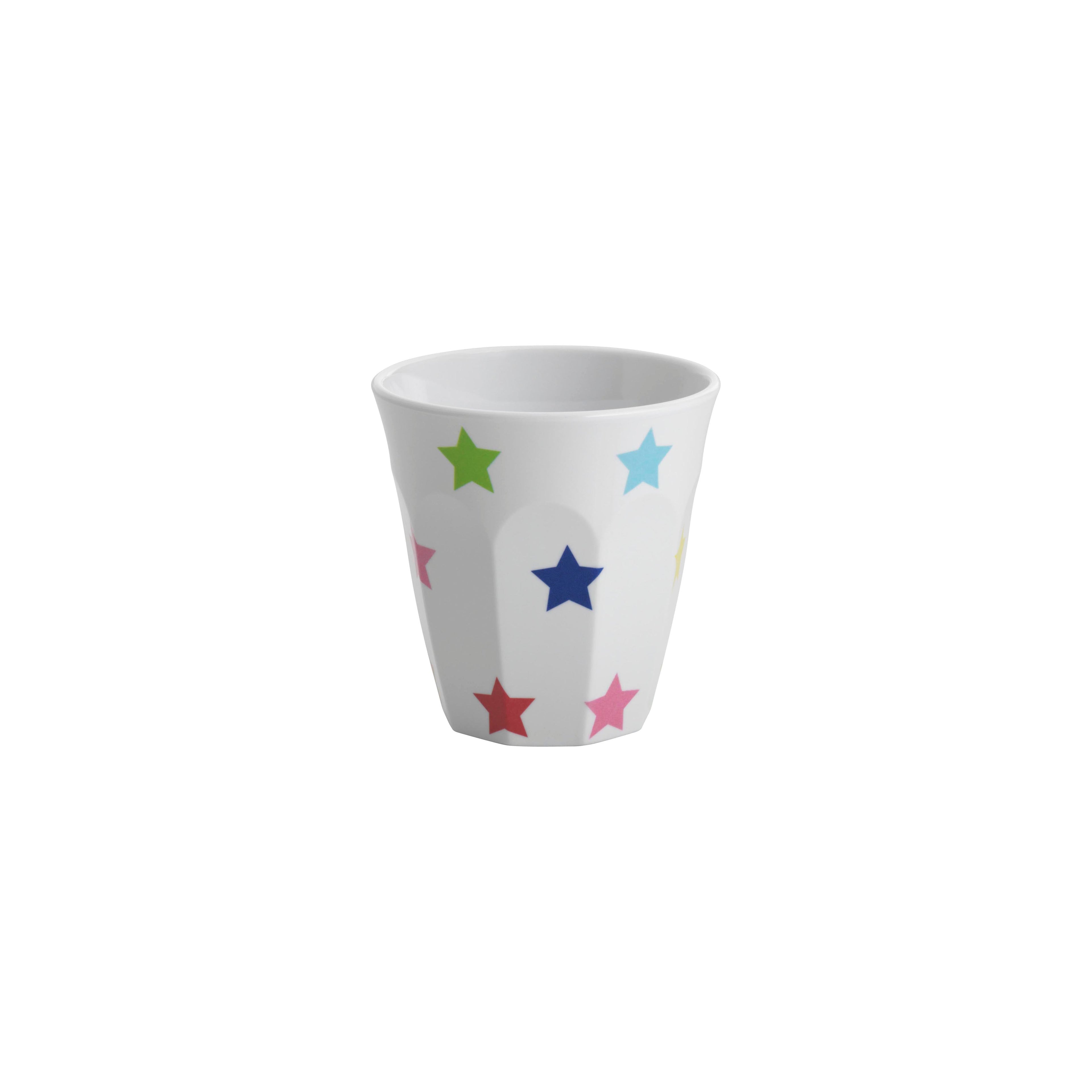JAB Melamine Multicolour Stars on White Tumbler 300ml