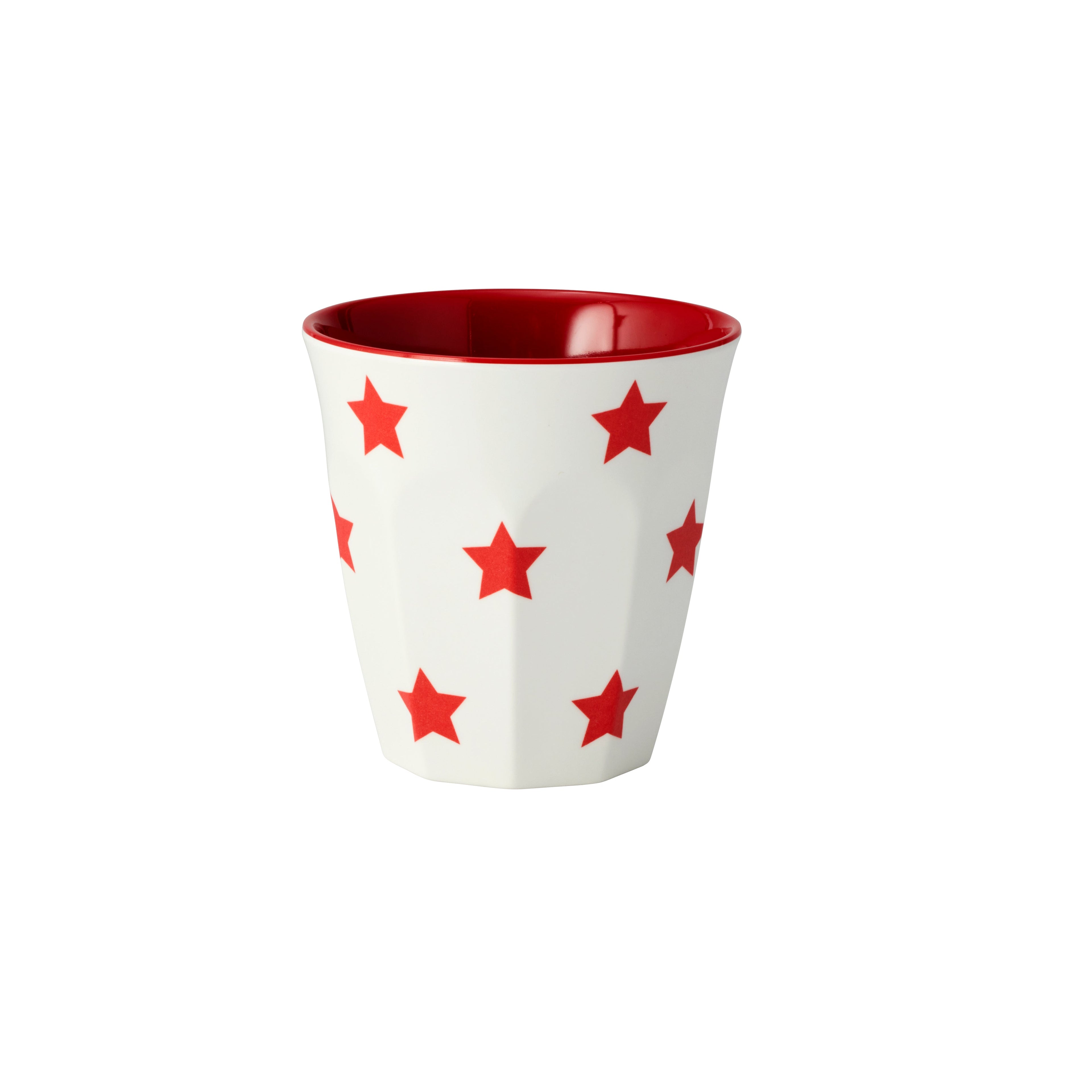 JAB Melamine Red Stars on White Espresso Cup 200ml