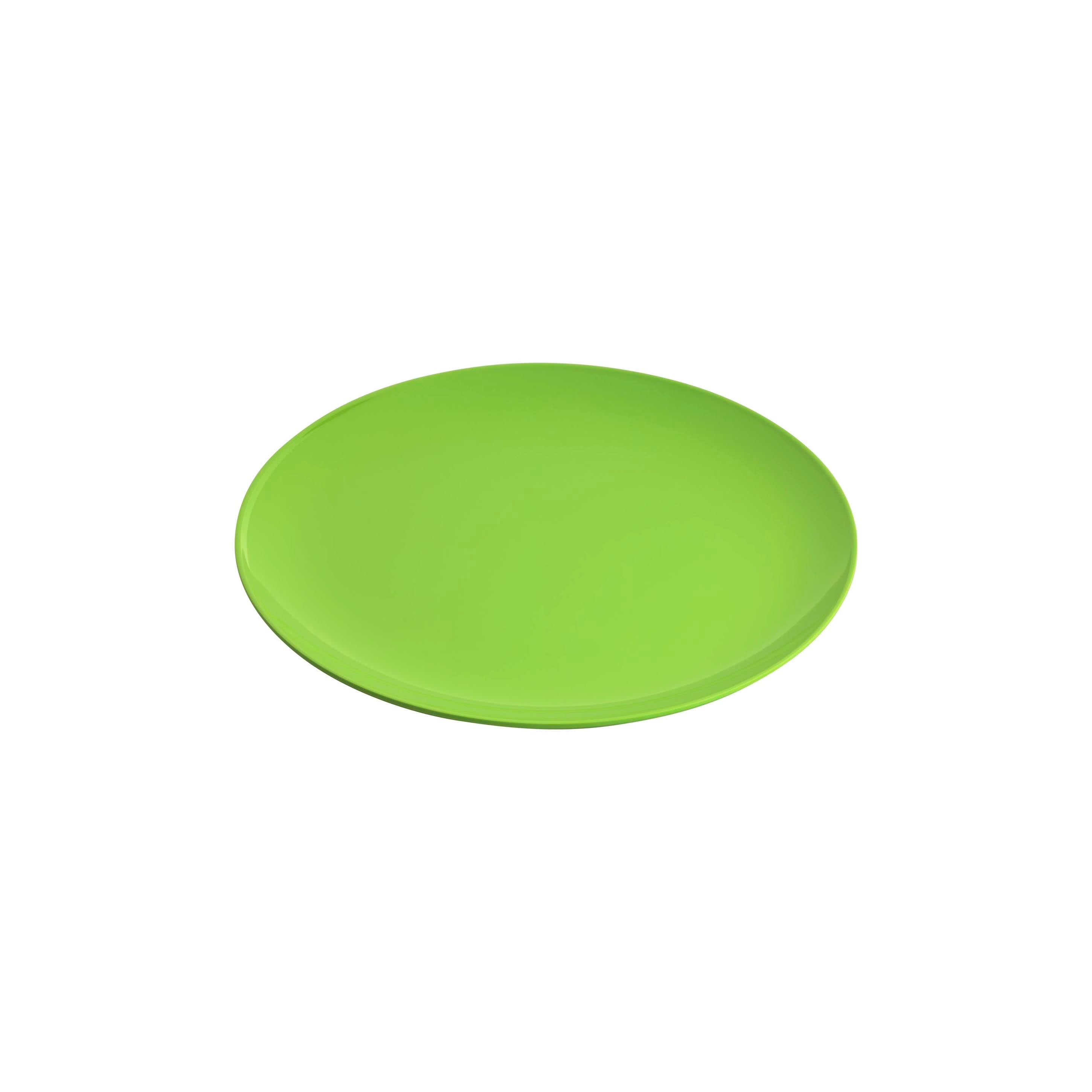 JAB Melamine Gelato Lime Green Round Plate Coupe 250mm