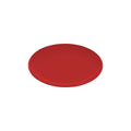 JAB Melamine Gelato Red Round Plate Coupe 254mm