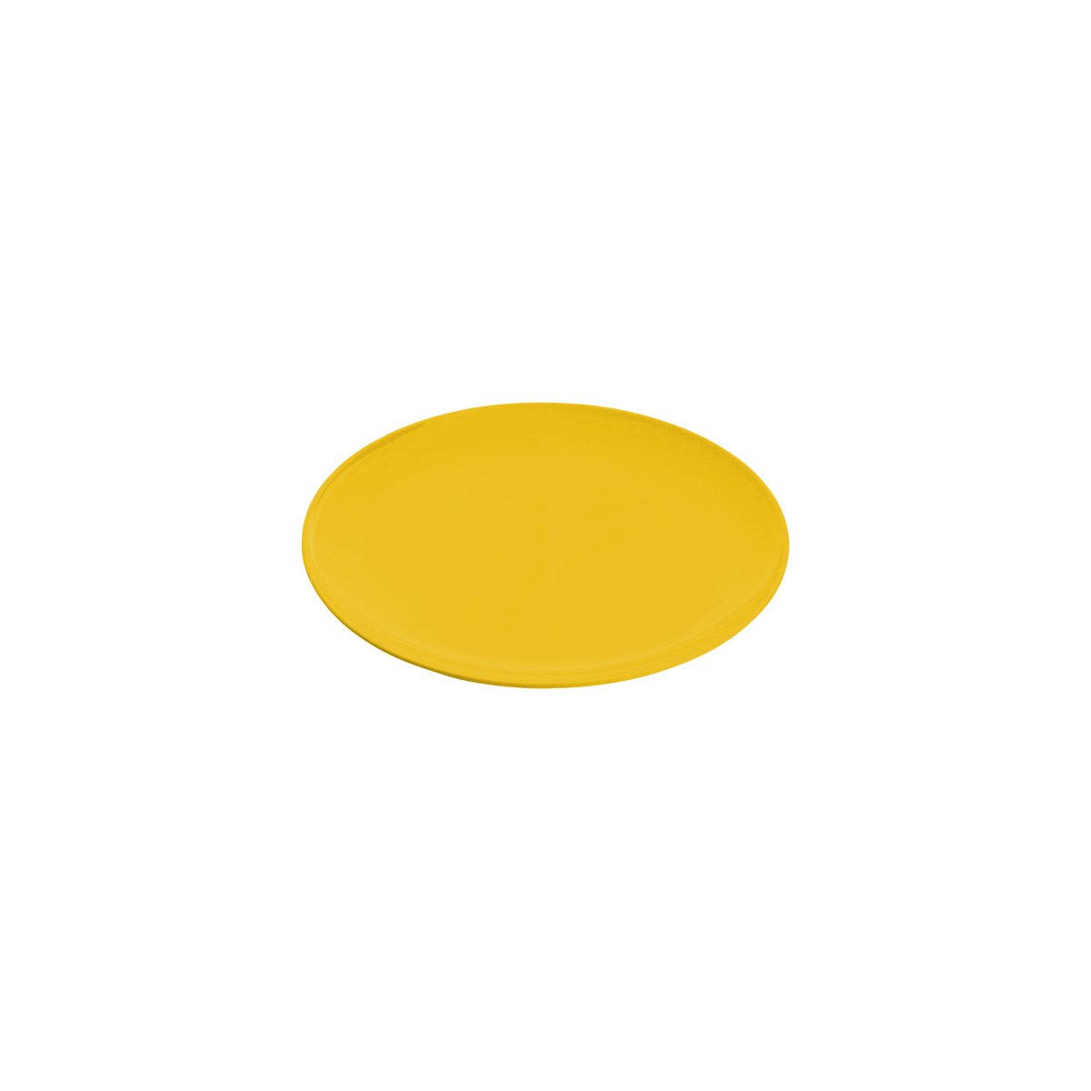 JAB Melamine Gelato Yellow Round Plate Coupe 203mm