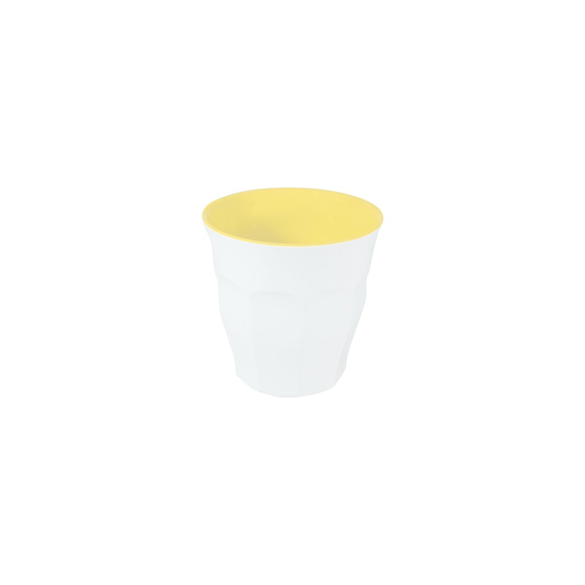 JAB Melamine Sorbet Lemon Interior / White Exterior Tumbler 300ml