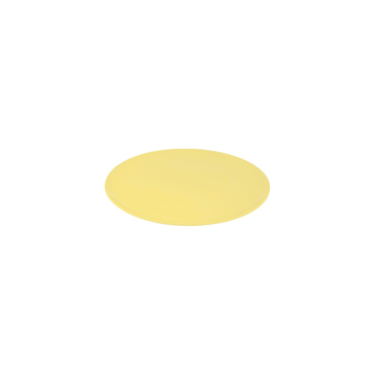 JAB Melamine Sorbet Lemon Round Plate Coupe 203mm