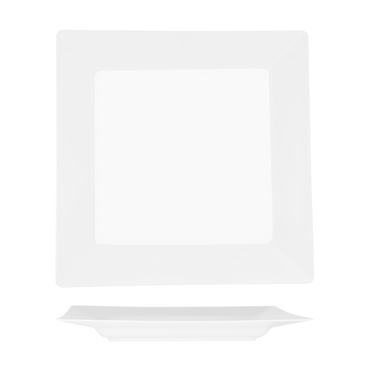 Superware Square Plate Curved Corners 400x400mm (20198)