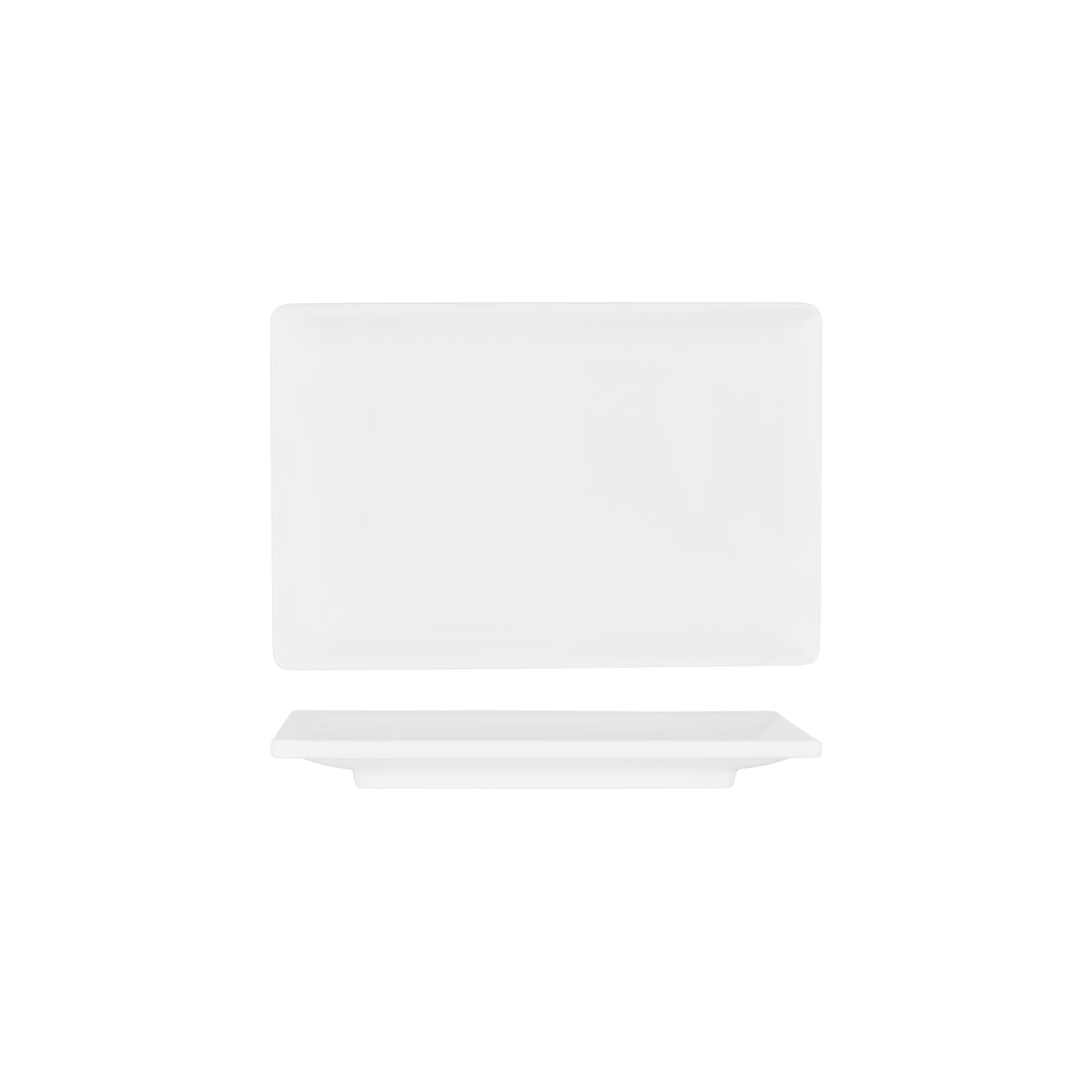 Superware SUSHI/RECT Plate Footed 250x175mm (20151)