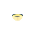 JAB Melamine Vintage Yellow / Blue Rim Round Bowl 125x65mm / 430ml