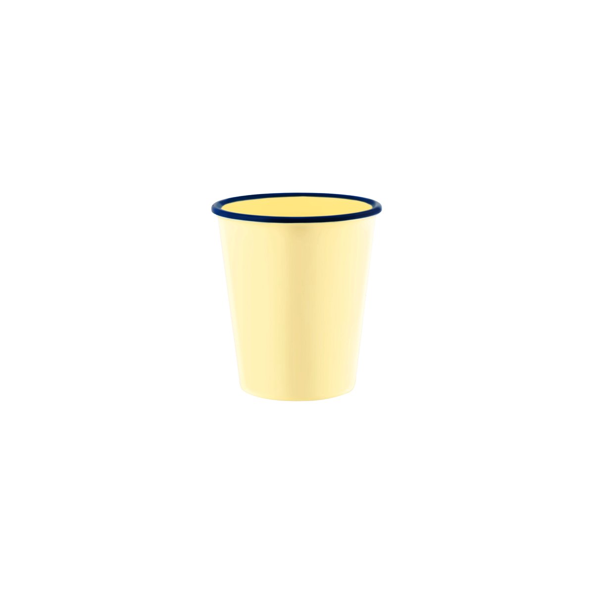 JAB Melamine Vintage Yellow / Blue Rim Tumbler 270ml