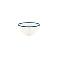 JAB Melamine Vintage Cream / Blue Rim Round Bowl 150x70mm / 710ml