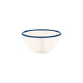 JAB Melamine Vintage Cream / Blue Rim Round Bowl 175x80mm / 1100ml
