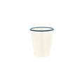 JAB Melamine Vintage Cream / Blue Rim Tumbler 270ml