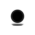 JAB Melamine Vintage Black / White Rim Round Plate 190mm