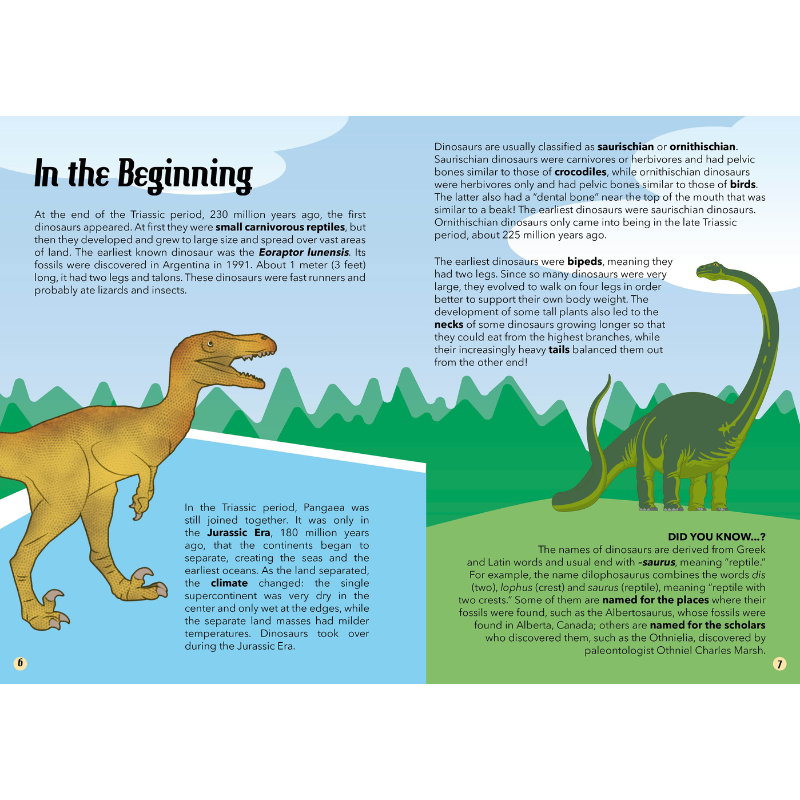 Sassi Travel, Learn and Explore - Puzzle and Book Set - Dinosaurs, 205 pcs image 5