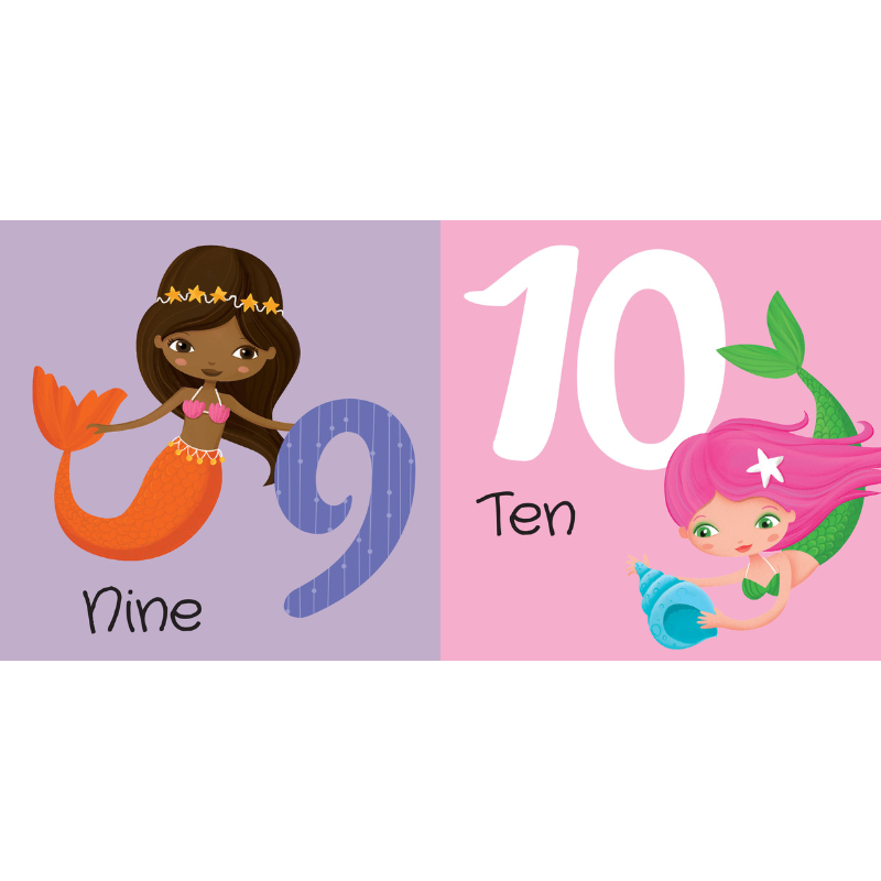 Sassi 3D Puzzle and Book Set - Learn Numbers Mermaids, 40 pcs image 4