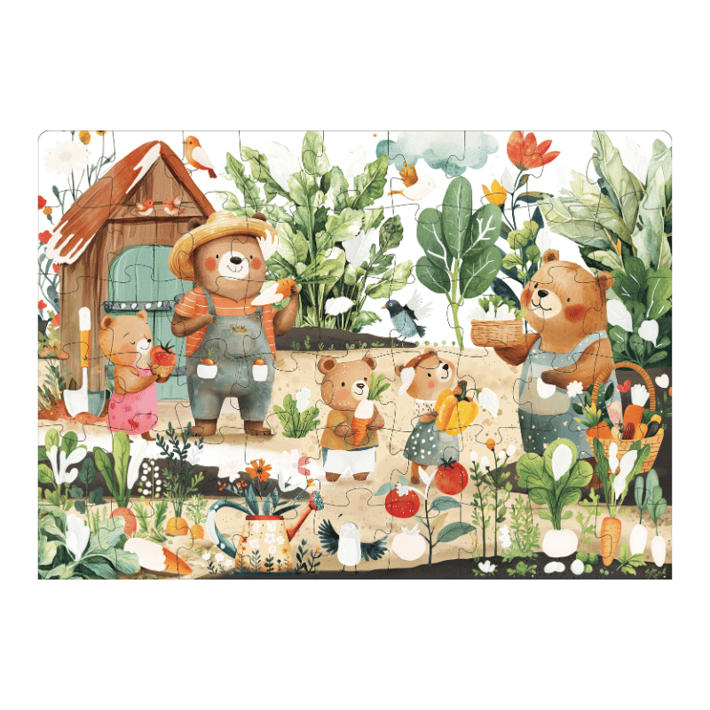 Sassi Magic Water Puzzle & Book Set - Vegetable Garden image 2