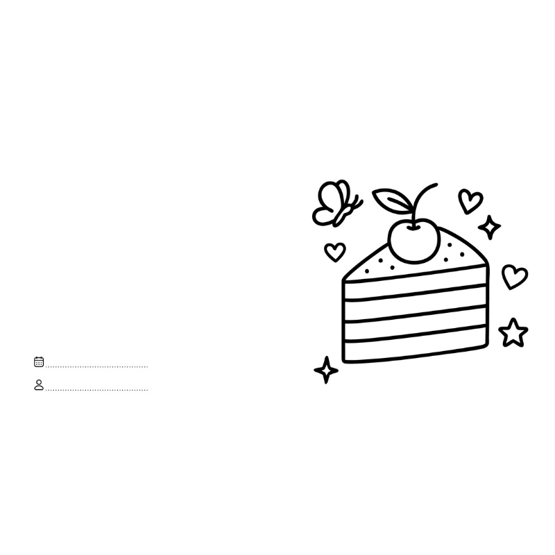 Sassi Colouring Book Square - Food image 3