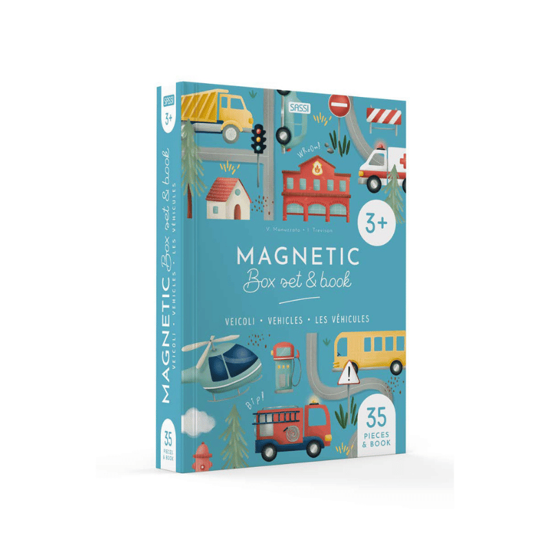 Sassi Magnetic Box Set - Vehicles