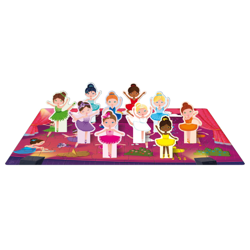 Sassi 3D Puzzle and Book Set - Learn Colours Ballerina, 40 pcs image 4
