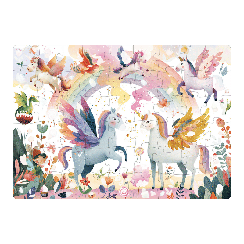 Sassi Magic Water Puzzle & Book Set - Unicorns image 2