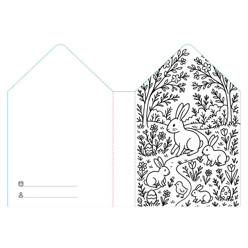 Sassi Colouring Book House - Easter image 2
