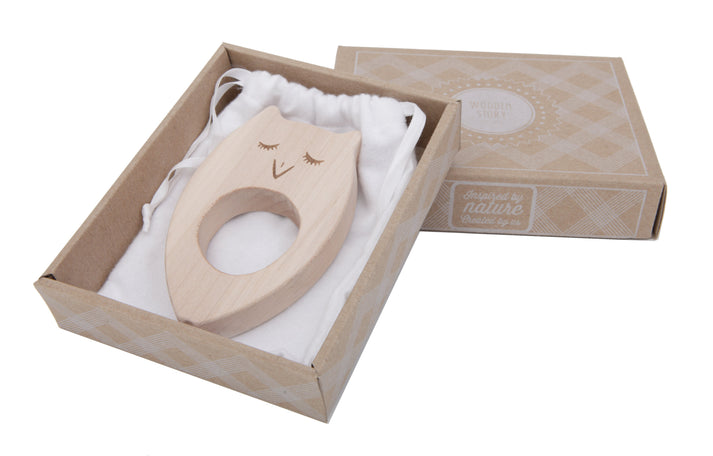 Wooden Story Soother - Owl image 2