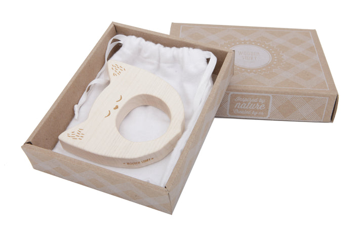 Wooden Story Soother - Yawning Cat image 2