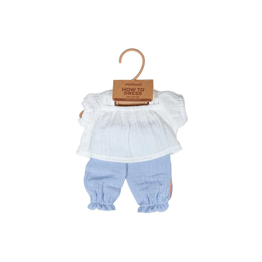 Miniland Doll Clothing - Blouse and Pants, 38 cm image 3