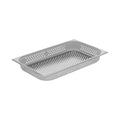 Chef Inox Anti-Jam Steam Pan Perforated 1/1 Size 530x325x65mm / 8.8Lt