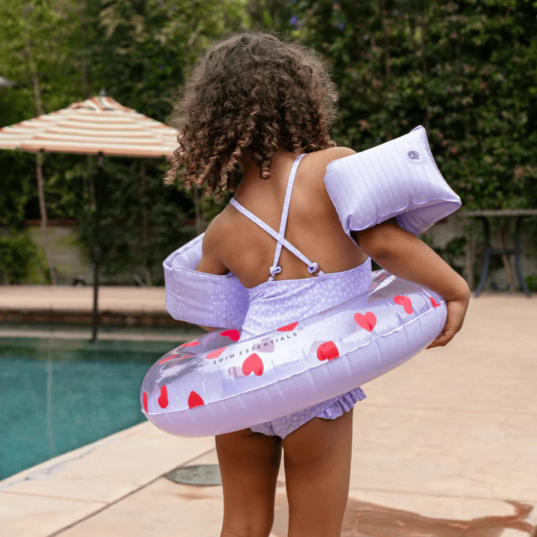 Swim Essentials Inflatable Swim Ring - Sweet Hearts, 55 cm image 2