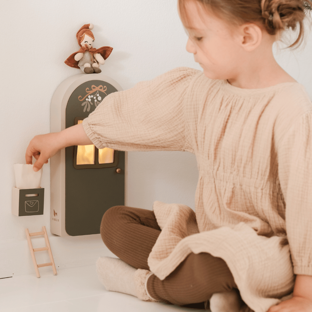 Fabelab Christmas - Elf Door - Green with Light, 30 cm image 2